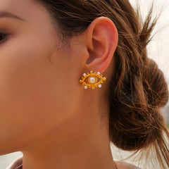 BEHI REBECCA stud EARRINGS