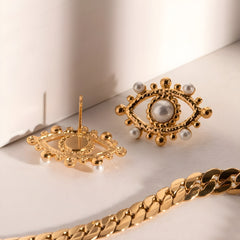 BEHI REBECCA stud EARRINGS