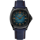 Mido orologio Multifort TV Big Date 39x40mm blu automatico acciaio finitura PVD nero M049.526.37.041.00