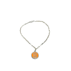 BDG Accessories Bracciale Argento Smalto Dolce Vita Anni 50 Vintage