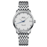 Mido orologio Baroncelli Heritage Lady 33mm bianco automatico acciaio M027.207.11.016.00