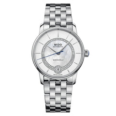 Mido orologio Baroncelli Lady Necklace 33mm madreperla diamanti automatico acciaio M037.807.11.031.00