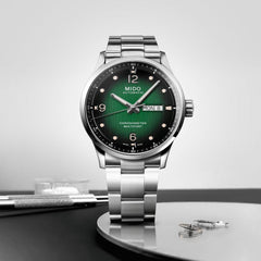 Mido orologio Multifort M Chronometer COSC 42mm verde automatico acciaio M038.431.11.097.00