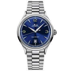 Mido orologio Multifort Powerwind 40mm blu automatico acciaio M040.407.11.047.00
