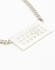MM6 MAISON MARGIELA Collana in Palladio Burattato