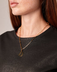 DOUUOD Collana con Lettera Personalizzata Piccola