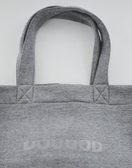 DOUUOD Borsa Shopping a Secchiello in Felpa Grigio Melange