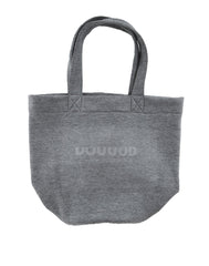 DOUUOD Borsa Shopping a Secchiello in Felpa Grigio Melange
