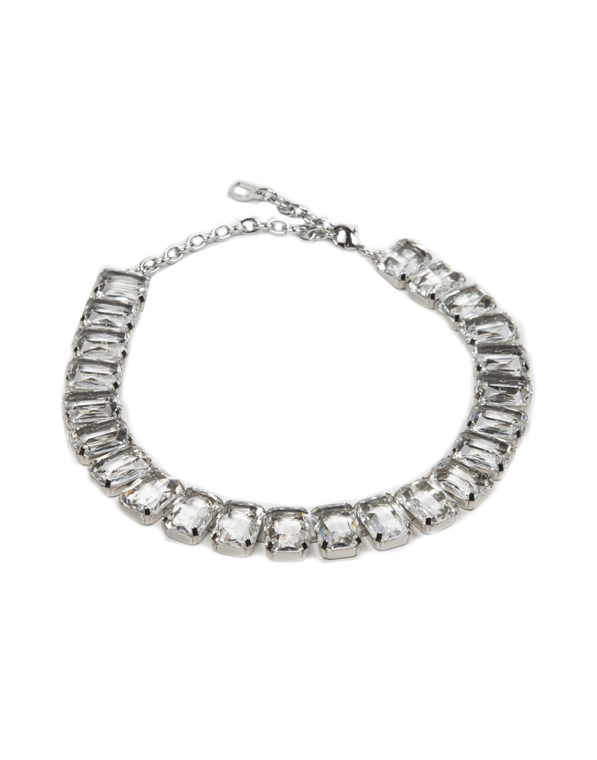 DOUUOD Collana con Pietre Trasparente