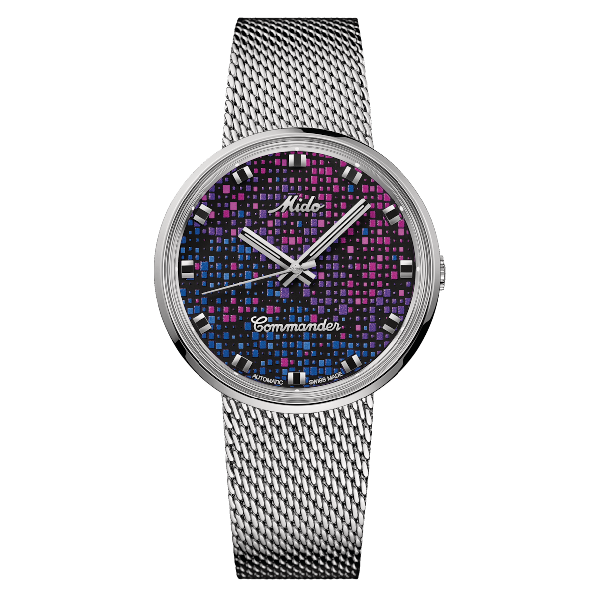 Mido orologio Commander 1959 37mm nero automatico acciaio M8429.4.N7.11