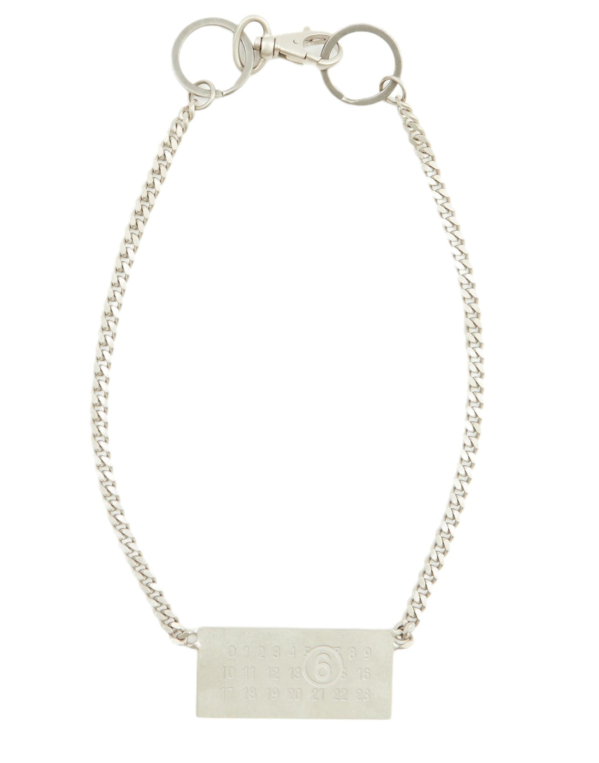 MM6 MAISON MARGIELA Collana in Palladio Burattato