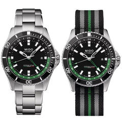 Mido orologio Ocean Star GMT 44mm nero automatico acciaio Limited Edition 000/250 M026.629.11.051.03